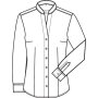Greiff Damen D-Stehkragenbluse 1/1 RF 6572.1120 weiss 32