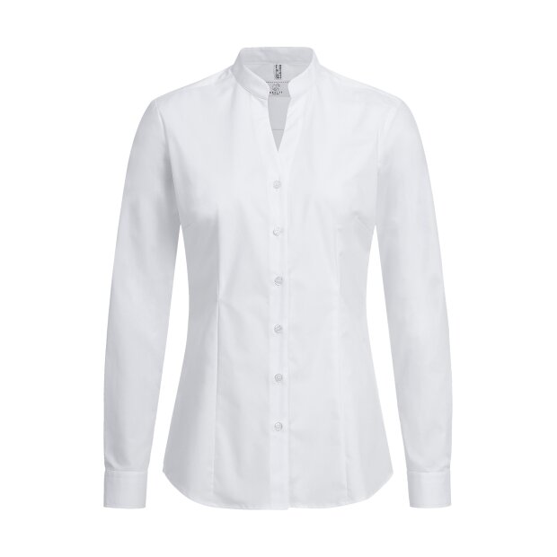 Greiff Damen D-Stehkragenbluse 1/1 RF 6572.1120 weiss 34