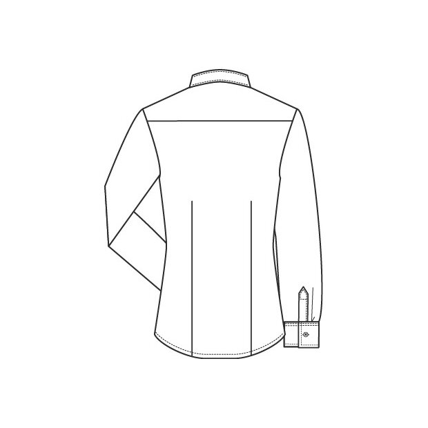 Greiff Damen D-Stehkragenbluse 1/1 RF 6572.1120 weiss 34