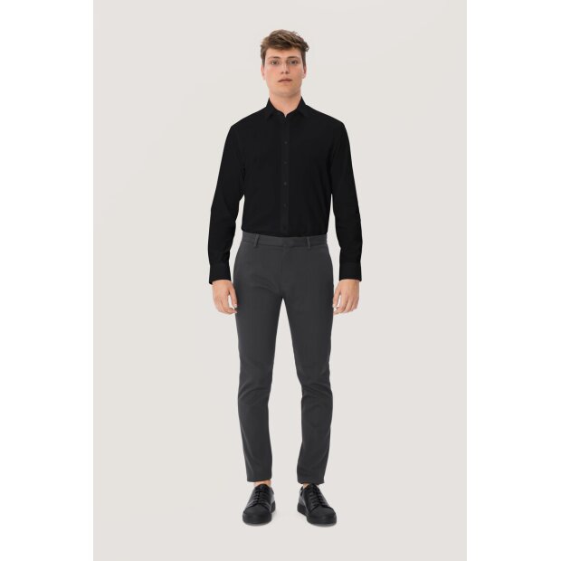 Hakro Hemd Business Regular Herren 0105005004 schwarz S
