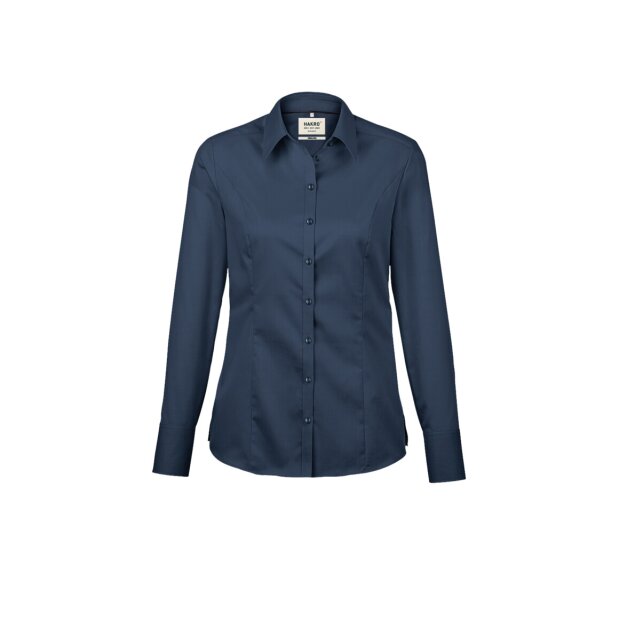 Hakro Bluse Business Damen 0106003002 marine 2XS