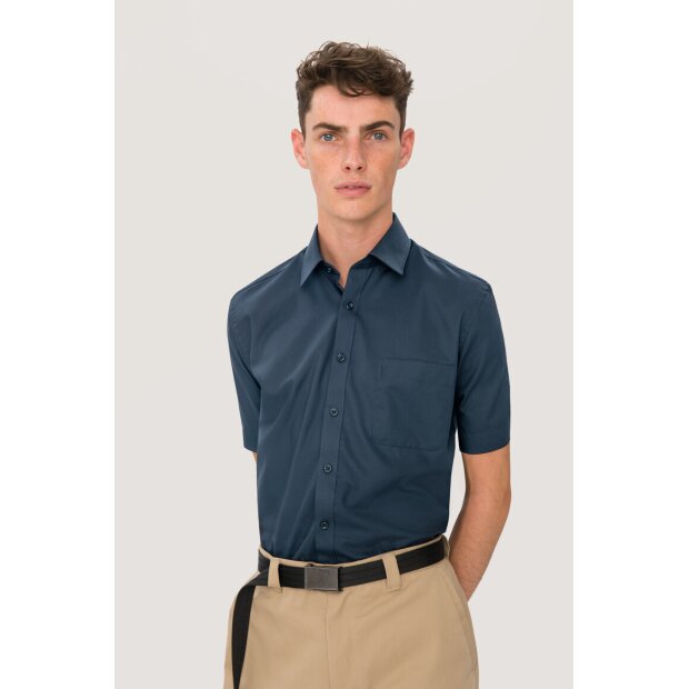 Hakro 1/2-Arm Hemd Business Comfort Herren 0107003008 marine 2XL