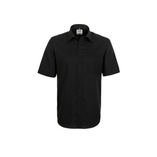 Hakro 1/2-Arm Hemd Business Comfort Herren 0107005009 schwarz 3XL