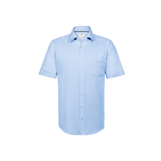 Hakro 1/2-Arm Hemd Business Comfort Herren 0107025003 himmelblau XS