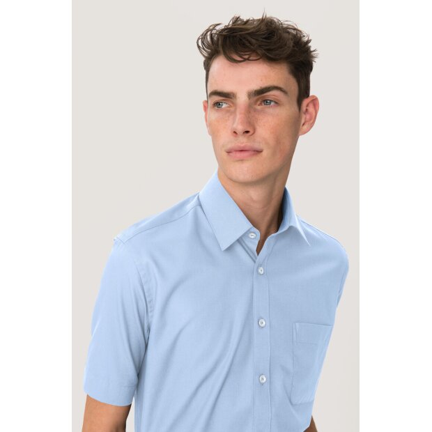Hakro 1/2-Arm Hemd Business Comfort Herren 0107025009 himmelblau 3XL