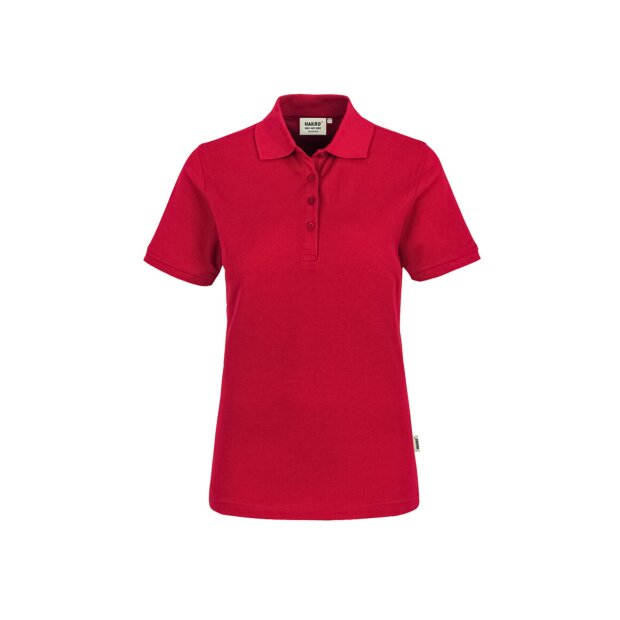 HAKRO Damen Poloshirt CLASSIC No. 110 Piqué rot 3XL