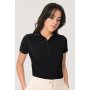 HAKRO Damen Poloshirt CLASSIC No. 110 Piqué schwarz S