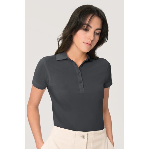 HAKRO Damen Poloshirt CLASSIC No. 110 Piqué anthrazit 2XL