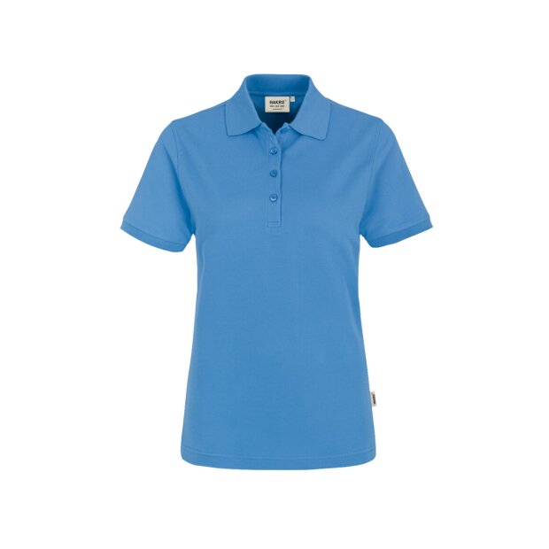 HAKRO Damen Poloshirt CLASSIC No. 110 Piqué malibublau 3XL