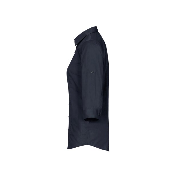 HAKRO Damen 3/4-Arm-Vario Bluse MIKRALINAR® No. 120 pflegeleicht tinte 2XL