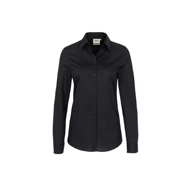 Hakro Bluse Mikralinar® Damen 0121005004 schwarz S