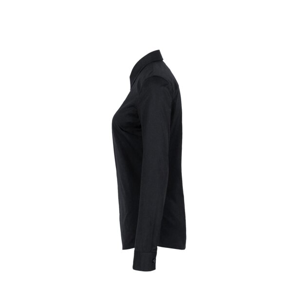 Hakro Bluse Mikralinar® Damen 0121005007 schwarz XL