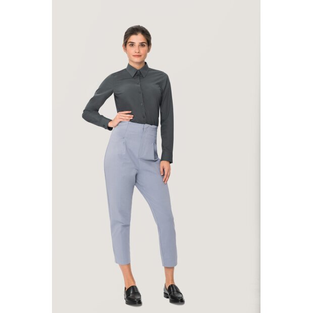 Hakro Bluse Mikralinar® Damen 0121028012 anthrazit 6XL