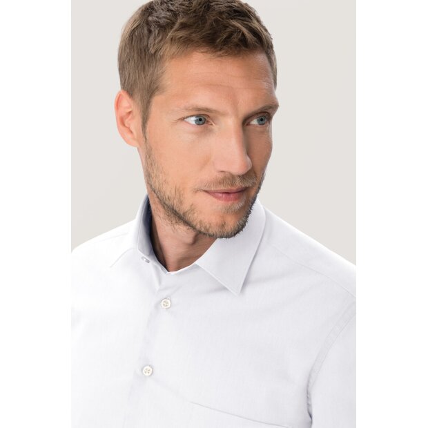 Hakro Hemd Mikralinar® Comfort Herren 0123001012 weiß 6XL