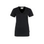 Hakro Damen V-Shirt Classic Damen 0126005004 schwarz S