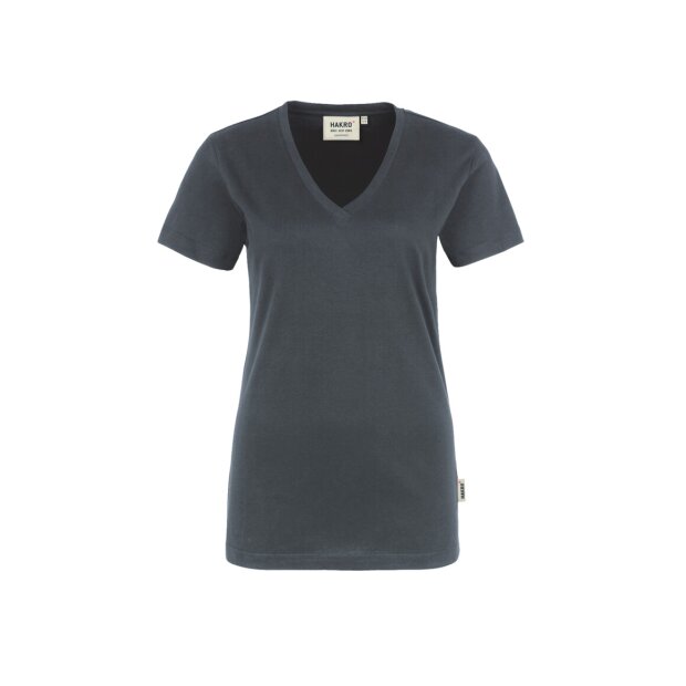 Hakro Damen V-Shirt Classic Damen 0126028003 anthrazit XS