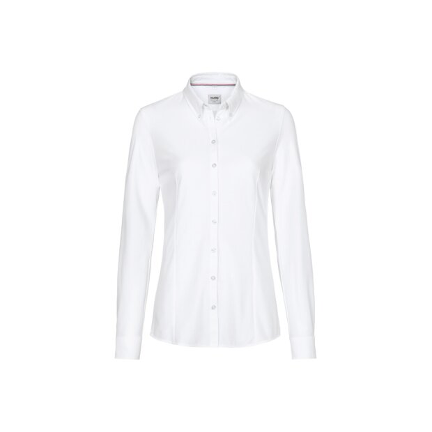 Hakro Bluse Natural Stretch Damen 0129001006 weiß L