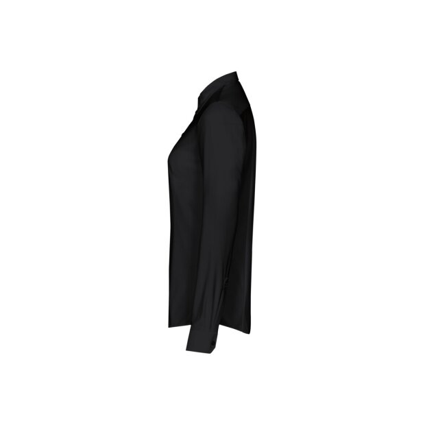 Hakro Bluse Natural Stretch Damen 0129005008 schwarz 2XL