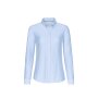 Hakro Bluse Natural Stretch Damen 0129135007 ozeanblau XL