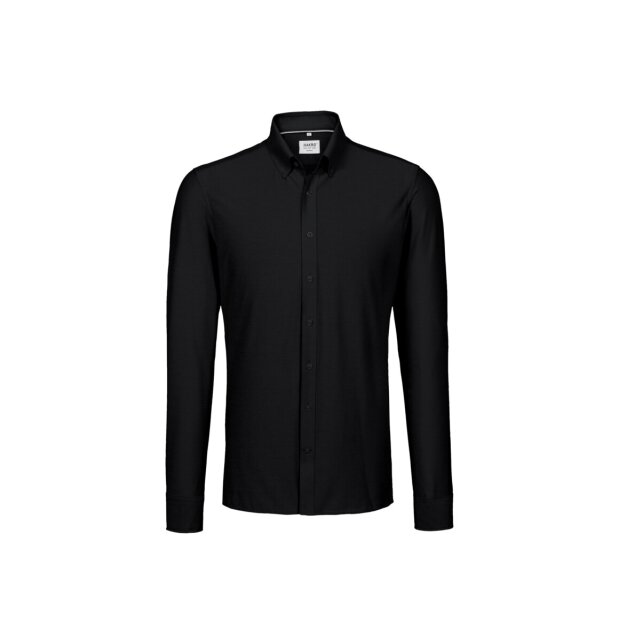 Hakro Hemd Natural Stretch Regular Herren 0130005004 schwarz S