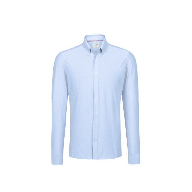 Hakro Hemd Natural Stretch Regular Herren 0130135006 ozeanblau L