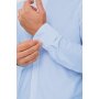 Hakro Hemd Natural Stretch Regular Herren 0130135006 ozeanblau L