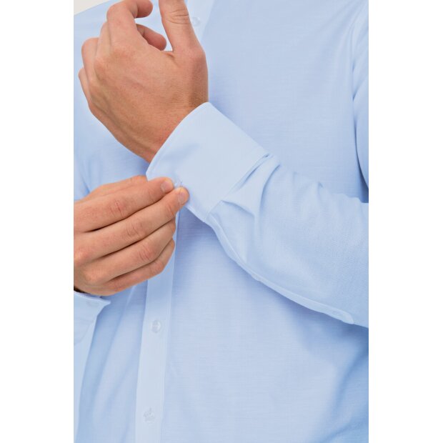 Hakro Hemd Natural Stretch Regular Herren 0130135009 ozeanblau 3XL