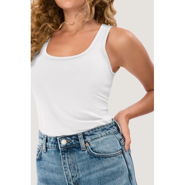 Hakro Damen Tank-Top Classic Damen 0159001003 weiß XS