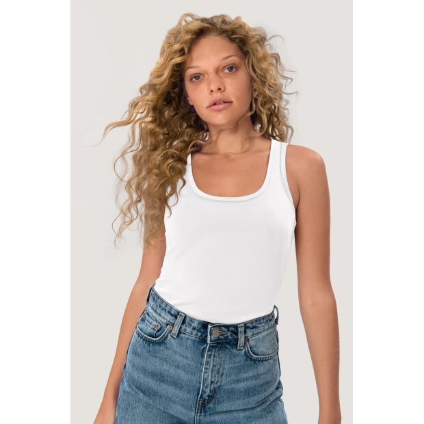 Hakro Damen Tank-Top Classic Damen 0159001003 weiß XS