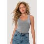 Hakro Damen Tank-Top Classic Damen 0159015008 grau meliert 2XL