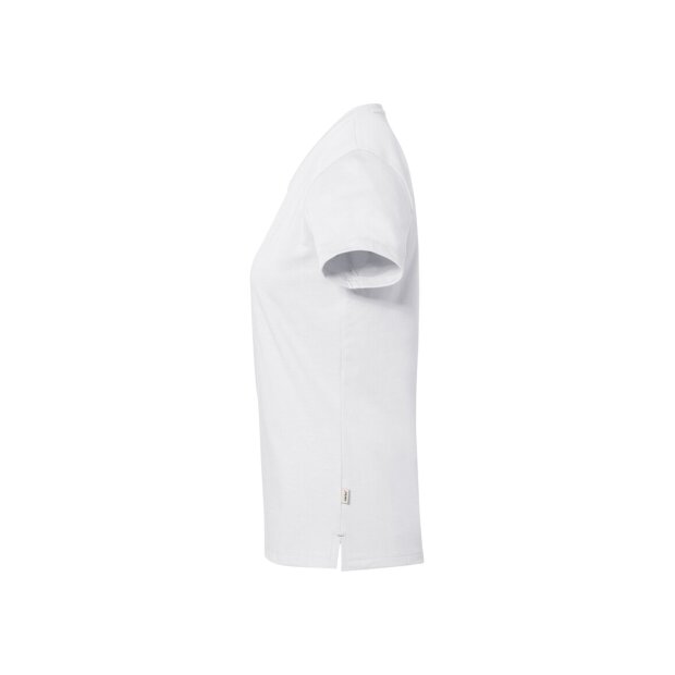 Hakro Cotton Tec Damen V-Shirt 0169001003 weiß XS