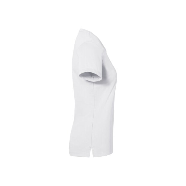 Hakro Cotton Tec Damen V-Shirt 0169001003 weiß XS