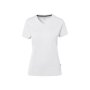Hakro Cotton Tec Damen V-Shirt 0169001005 weiß M