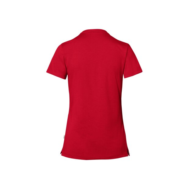 Hakro Cotton Tec Damen V-Shirt 0169002004 rot S