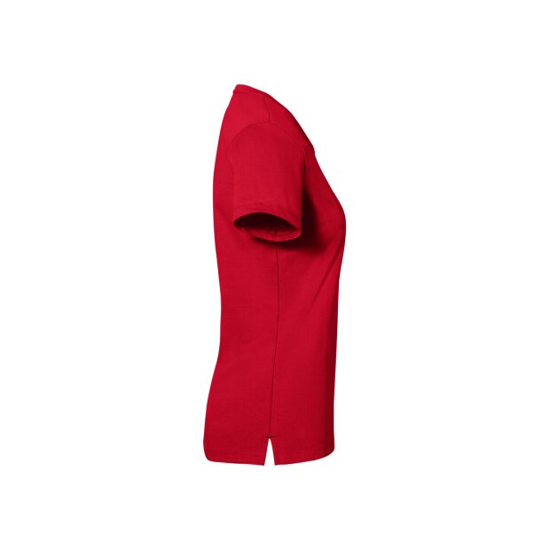 Hakro Cotton Tec Damen V-Shirt 0169002005 rot M