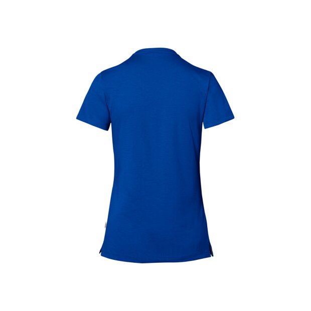 Hakro Cotton Tec Damen V-Shirt 0169010005 royalblau M