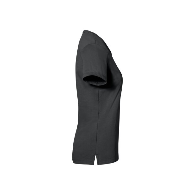 Hakro Cotton Tec Damen V-Shirt 0169028009 anthrazit 3XL