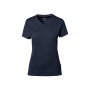 Hakro Cotton Tec Damen V-Shirt 0169034008 tinte 2XL