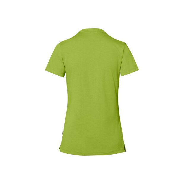 Hakro Cotton Tec Damen V-Shirt 0169040006 kiwi L