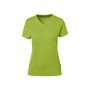 Hakro Cotton Tec Damen V-Shirt 0169040008 kiwi 2XL
