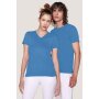 Hakro Cotton Tec Damen V-Shirt 0169041009 malibublau 3XL