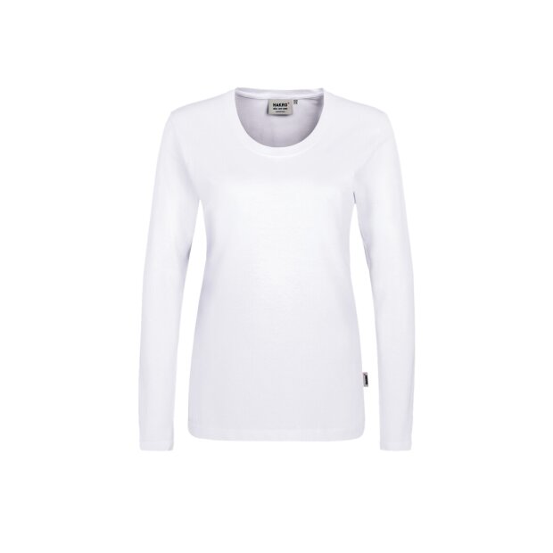 Hakro Damen Longsleeve Classic 0178001005 weiß M