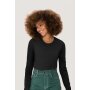Hakro Damen Longsleeve Classic 0178005003 schwarz XS
