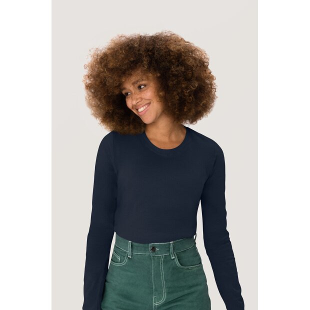 Hakro Damen Longsleeve Classic 0178034003 tinte XS