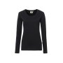 Hakro Damen Longsleeve Mikralinar® 0179005004 schwarz S