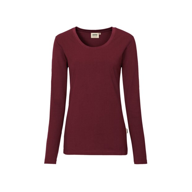 Hakro Damen Longsleeve Mikralinar® 0179017004 weinrot S