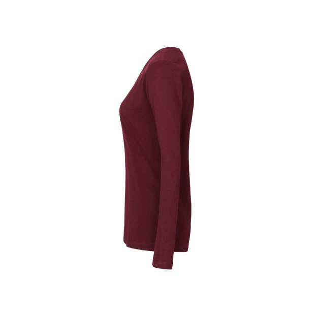 Hakro Damen Longsleeve Mikralinar® 0179017005 weinrot M