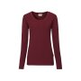 Hakro Damen Longsleeve Mikralinar® 0179017007 weinrot XL