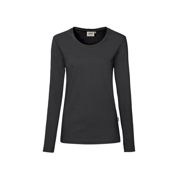 Hakro Damen Longsleeve Mikralinar® 0179064010 karbongrau 4XL