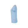 HAKRO Damen T-Shirt MIKRALINAR® No. 181 V-Ausschnitt eisblau 3XL